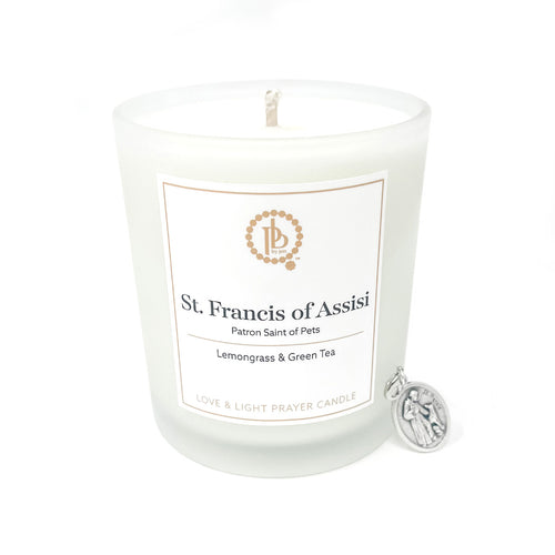 Love & Light Prayer Candle - St. Francis of Assisi