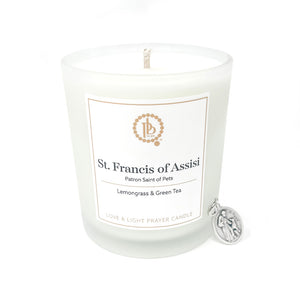 Love & Light Prayer Candle - St. Francis of Assisi