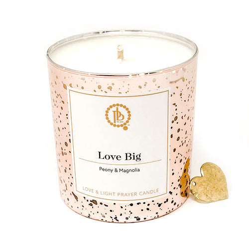 Love & Light Prayer Candle- Love Big