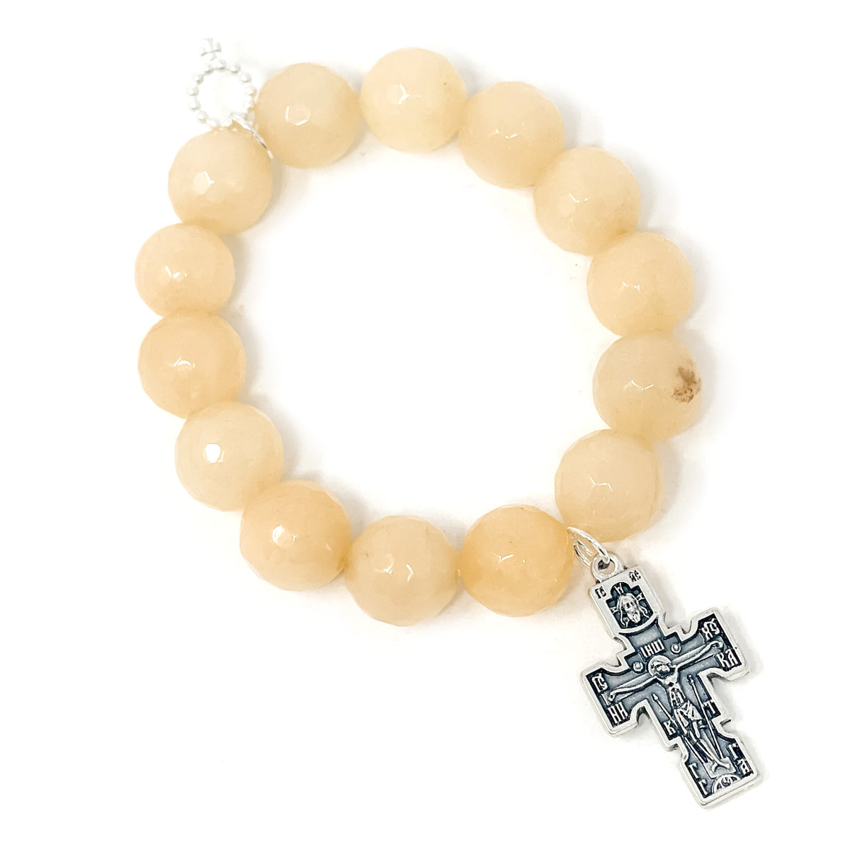 Bracelet with Vintage Medal Powerbeads by jen