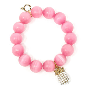 Blush Calcite with Pearl Pineapple