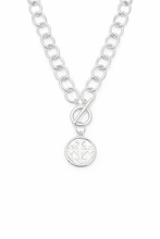 Heirloom Circle Loop Necklace with Silver Serenity Prayer