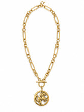 Heirloom Modern Paperclip Necklace with Run Free