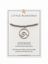 4mm Water Resistant Silver Hematite with Silver Wave