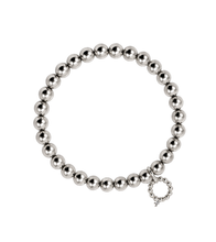 6mm Water Resistant Silver Hematite