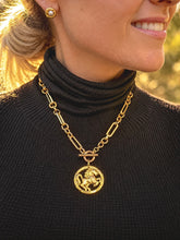 Heirloom Modern Paperclip Necklace with Run Free