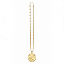18" Gold Bezel Chain with Gold Lord's Prayer