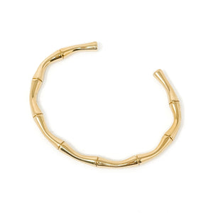 Non-Tarnish Gold Filled Bamboo Style Cuff Bracelet