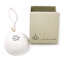 O' Holy Night Ceramic Nativity Ornament