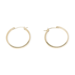 Non-Tarnish Gold-Filled Classic 1" Hoops