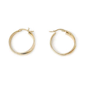 Non-Tarnish Gold Filled Double Hoop