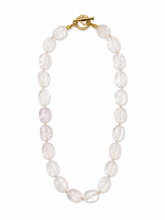 16" Rose Quartz Hand-Tied Necklace