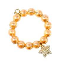 Gold Iridescent Quartz with Pearly Star