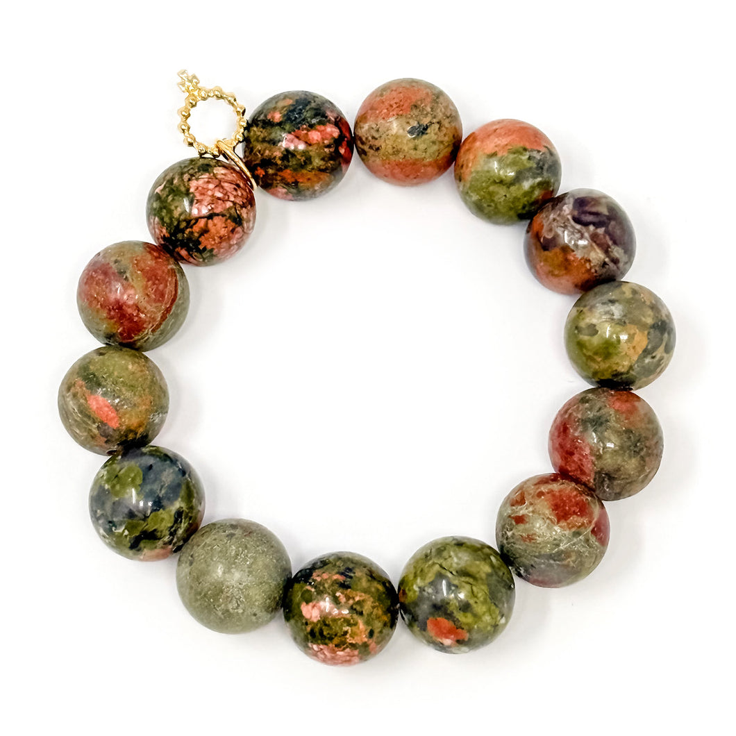 Heart & Soul Unakite Coordinating Bracelet