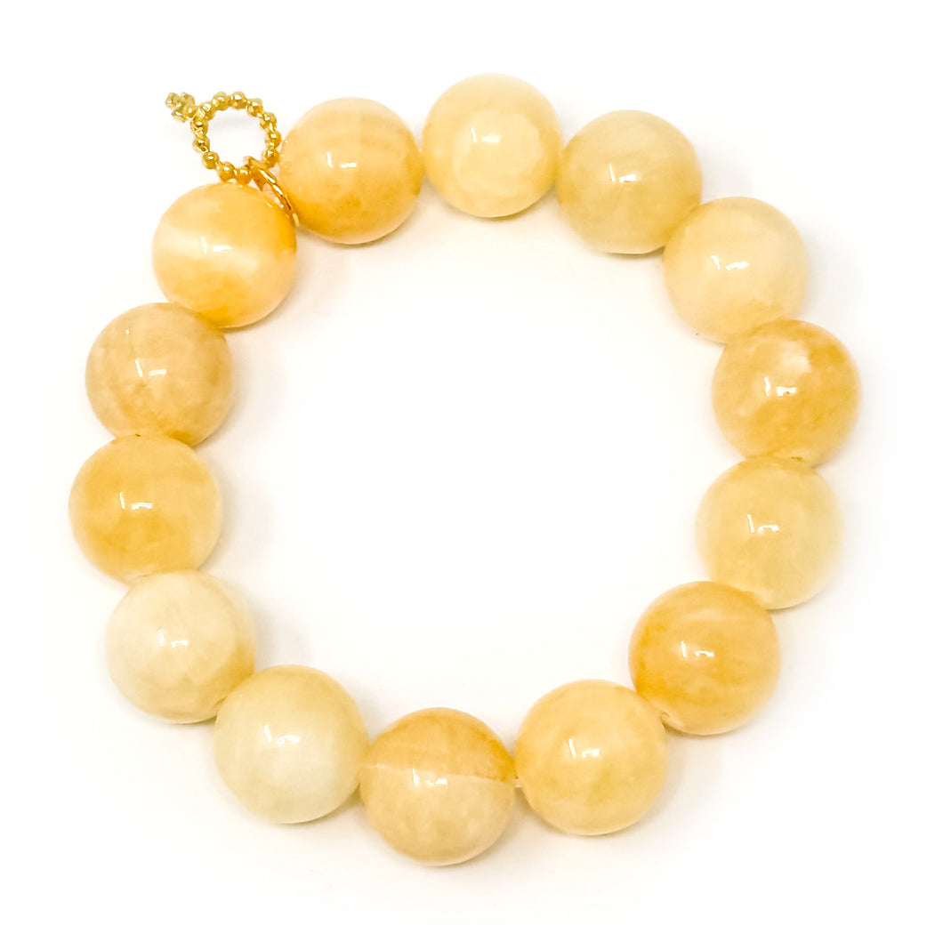 Heart & Soul Honeysuckle Agate Coordinating Bracelet