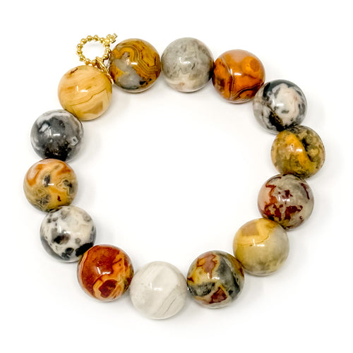 Heart & Soul Desert Sand Agate Coordinating Bracelet