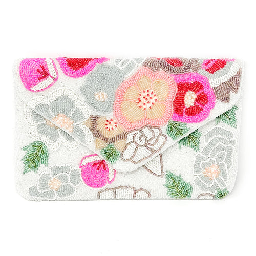 Pink Posies Clutch