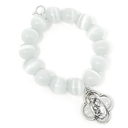 White Calcite with Holy Family