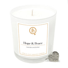 Love & Light Prayer Candle-Hope & Peace