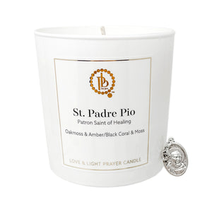 Love & Light Prayer Candle - St. Padre Pio