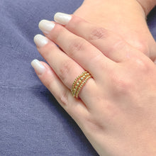 Hematite Triple Ring Stack