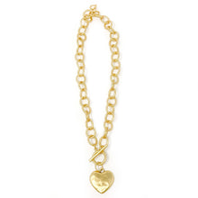 Heirloom Circle Loop Necklace with All of My Heart
