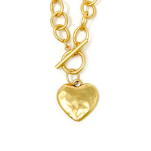 Heirloom Circle Loop Necklace with All of My Heart