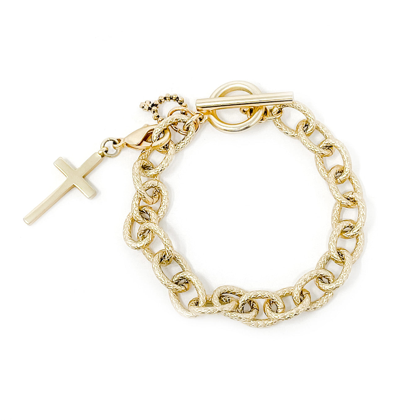 Wear Your Faith Signature Starter Bracelet w/ 1 Cross Charm
