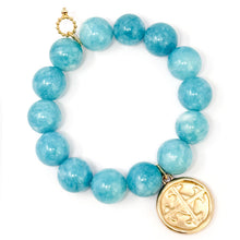 Bora Bora Agate with Gold Serenity Prayer
