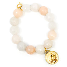 Faceted Pink Aventurine with Always Be with You Cardinal