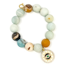 Matte Amazonite with Cream Protective Eye