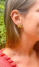 Water Resistant Gold Queen Bee Earrings
