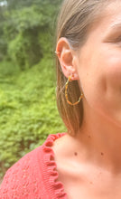 Water Resistant Large Twisted Hoops