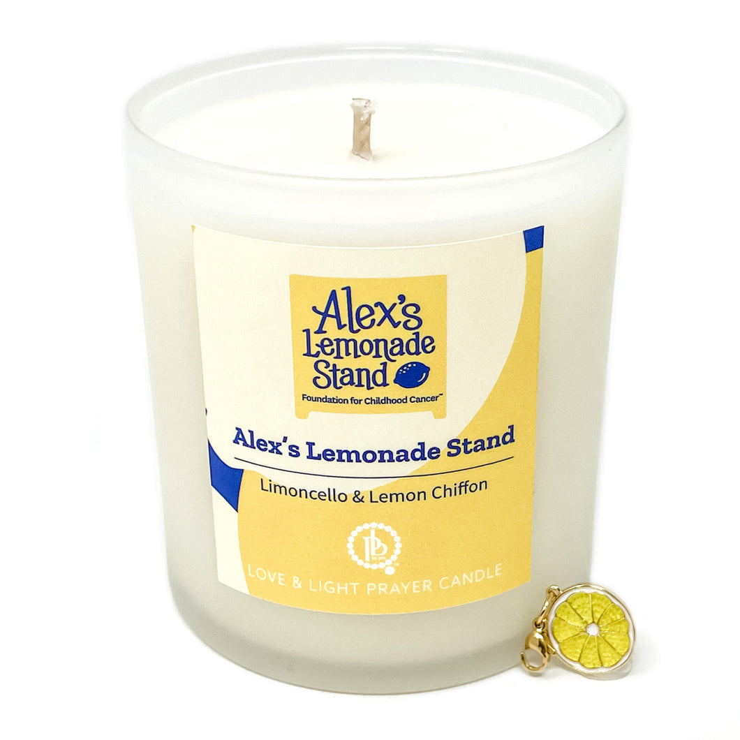 Alex's Lemonade Stand Pediatric Cancer Awareness Candle