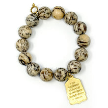 Feldspar with Large Gold St. Christopher
