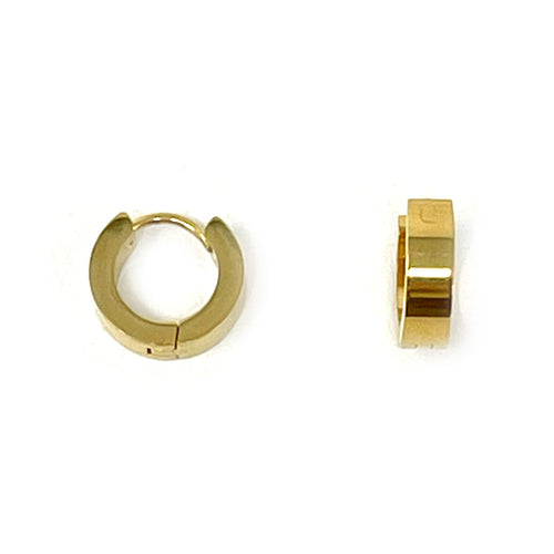 Non-Tarnish Gold Filled Petite Classic Huggie PowerBlessings Earrings
