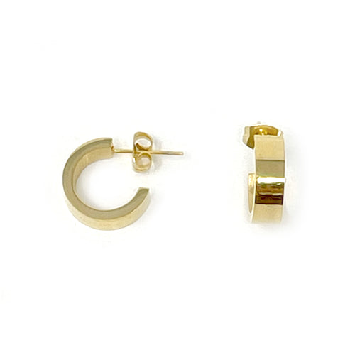 Non-Tarnish Gold Filled Classic Huggie Hoop PowerBlessings Earrings