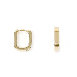 Non-Tarnish Gold Filled Medium Modern Huggie Hoop PowerBlessings Earrings