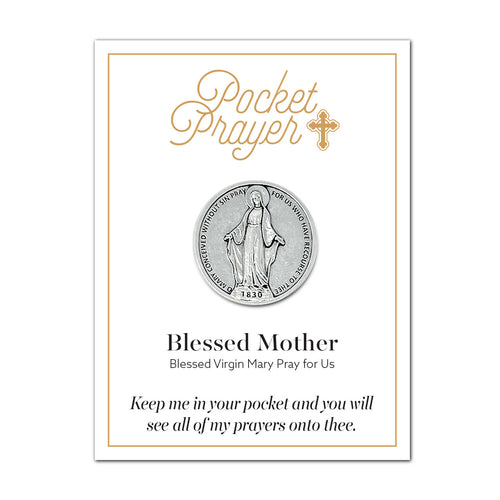 Blessed Mother Pocket Prayer Coin