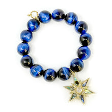 Midnight Tiger Eye with Abalone Star