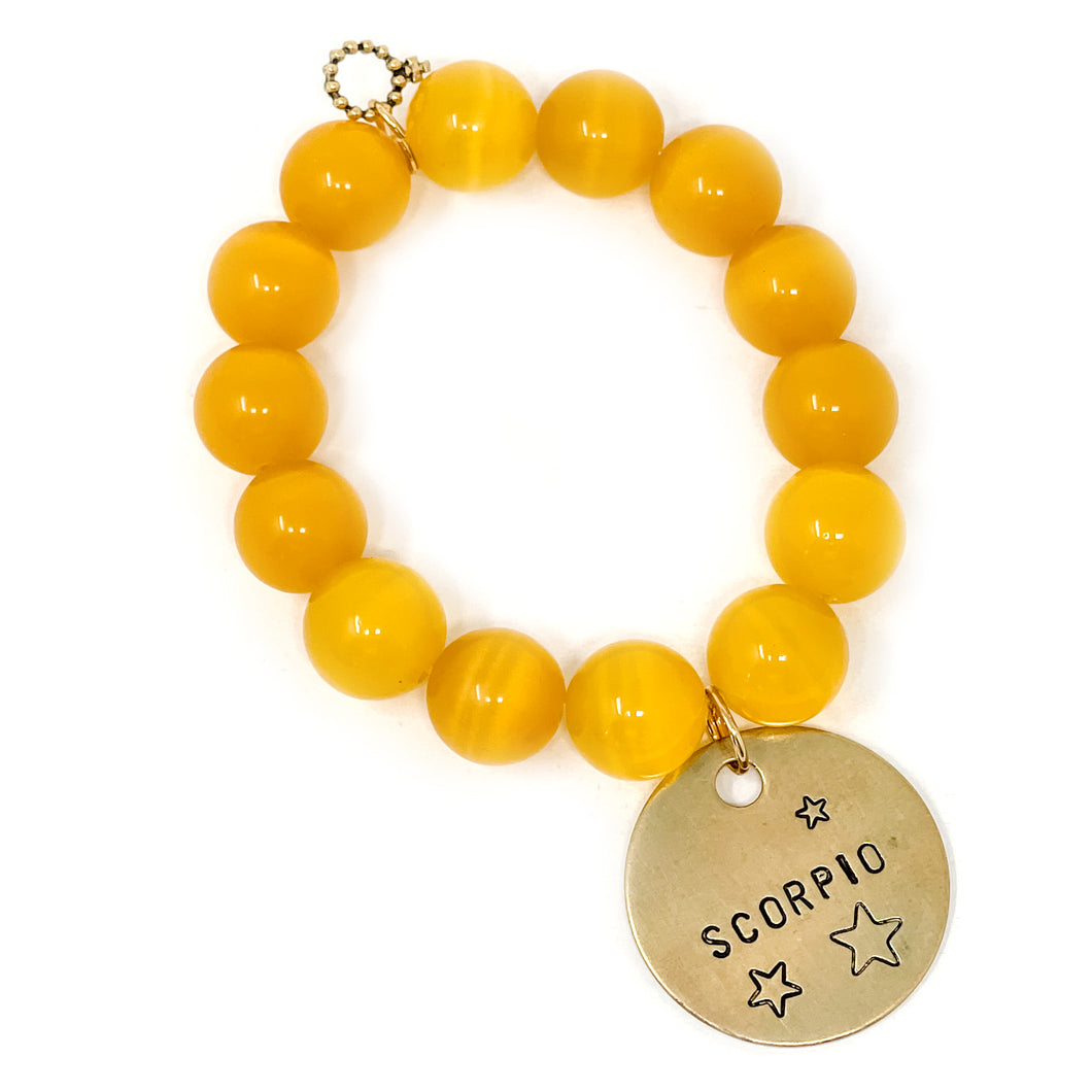 Citrus Calcite with Scorpio