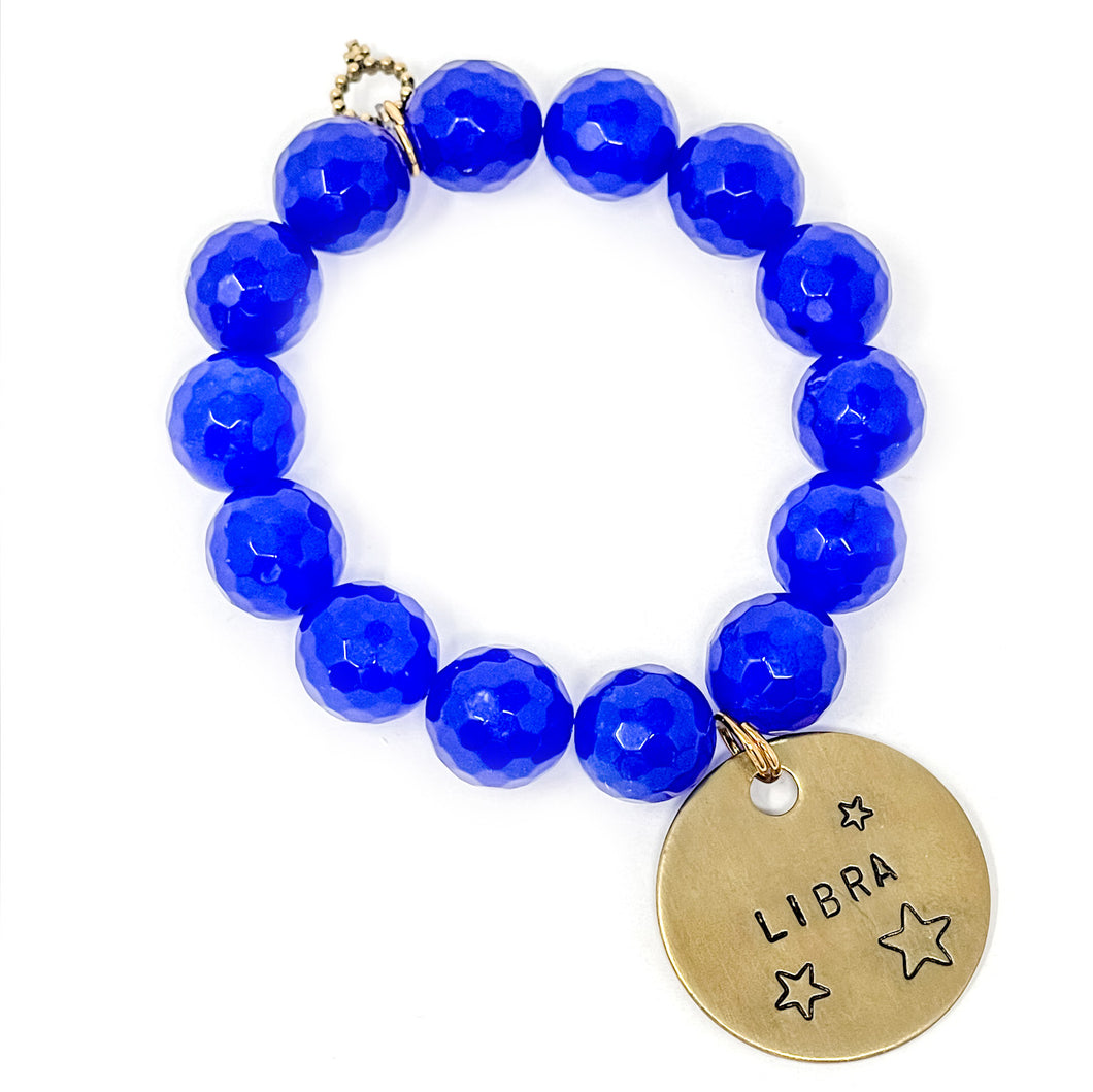 Faceted First Mate Agate with Libra