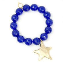 Faceted First Mate Agate with Large Gold Star