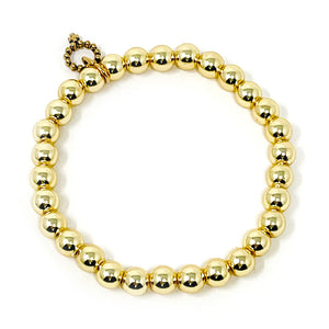 6mm Gold-Plated Hematite Stackable PowerBeads- Retired Style