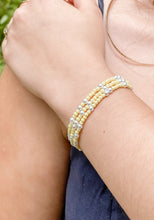 3mm Butter Yellow Agate with Pearls and Hematite