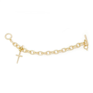 Wear Your Faith Signature Starter Bracelet w/ 1 Cross Charm