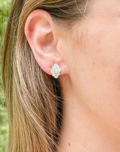 Silver Blessed Mother Earrings