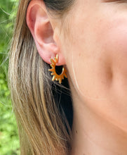 Non-Tarnish Rays of Sunshine Hoop Earrings