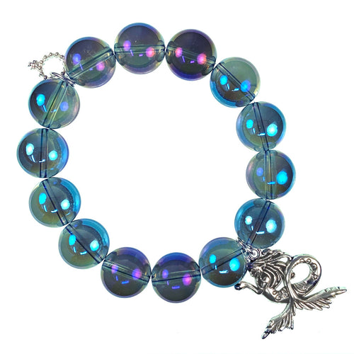 Mermaid quartz paired with a mermaid