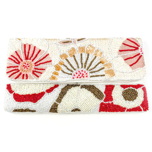 Sea Shells by the Sea Shore Beaded Clutch